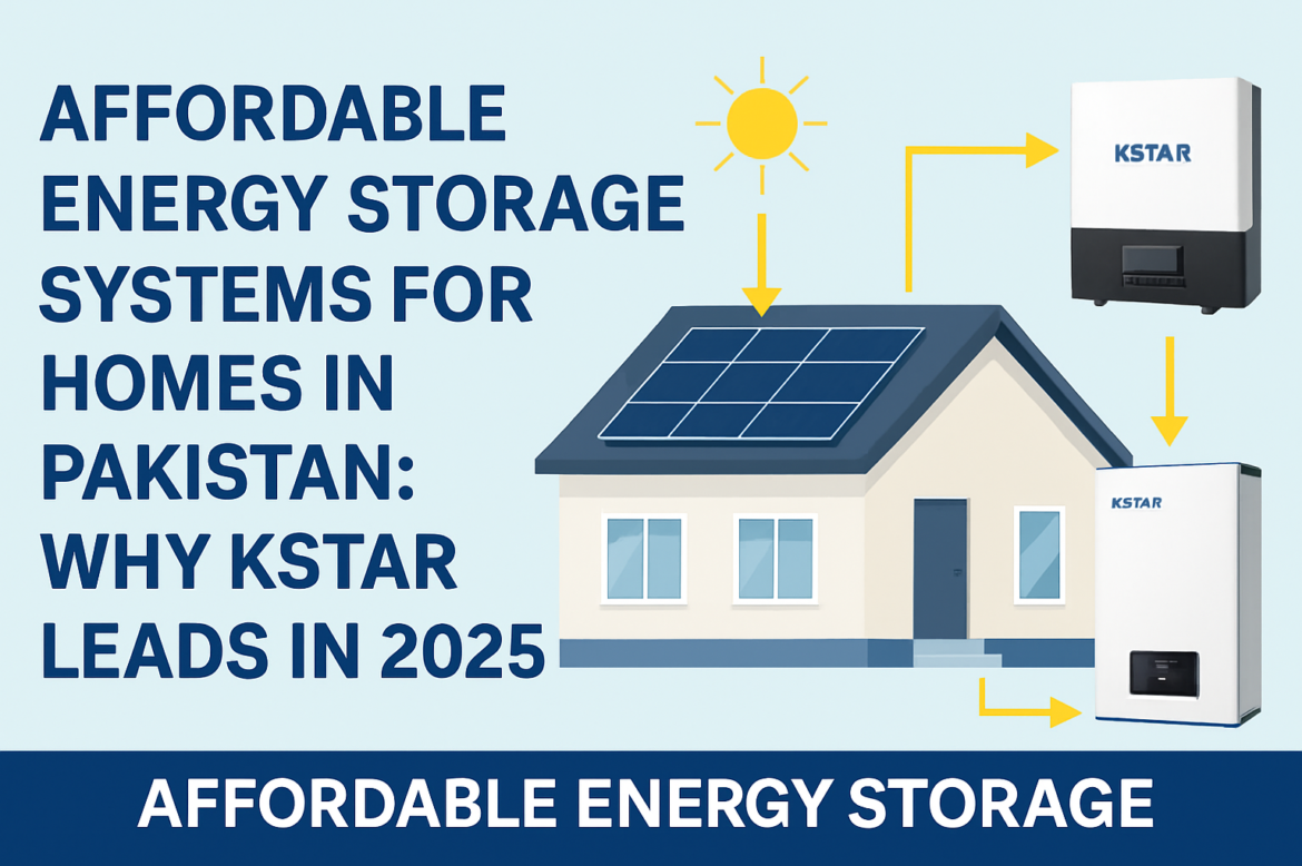 Affordable Energy Storage System for Homes in Pakistan